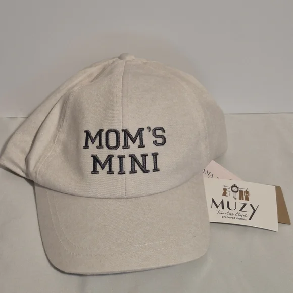 Beige 'Mom's Mini' Cap - Picture 1 of 1